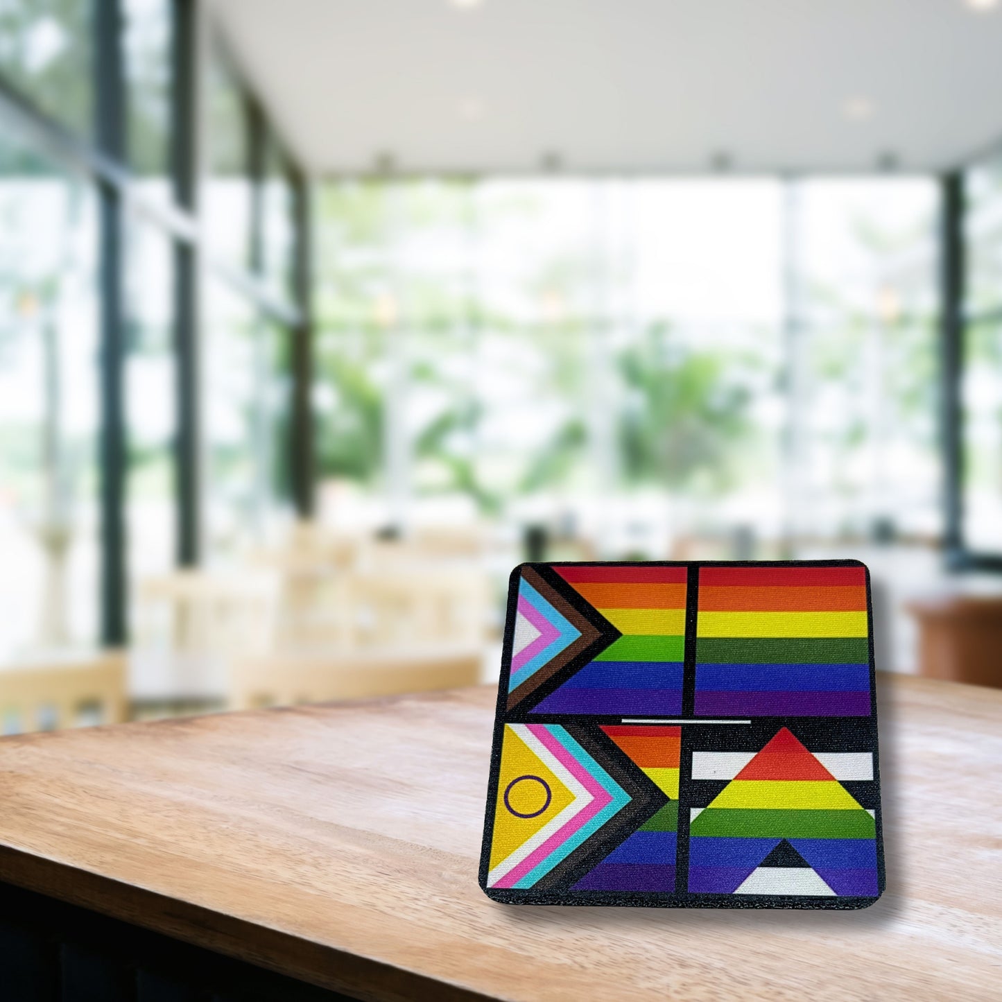 Community Progressive Flags Coaster