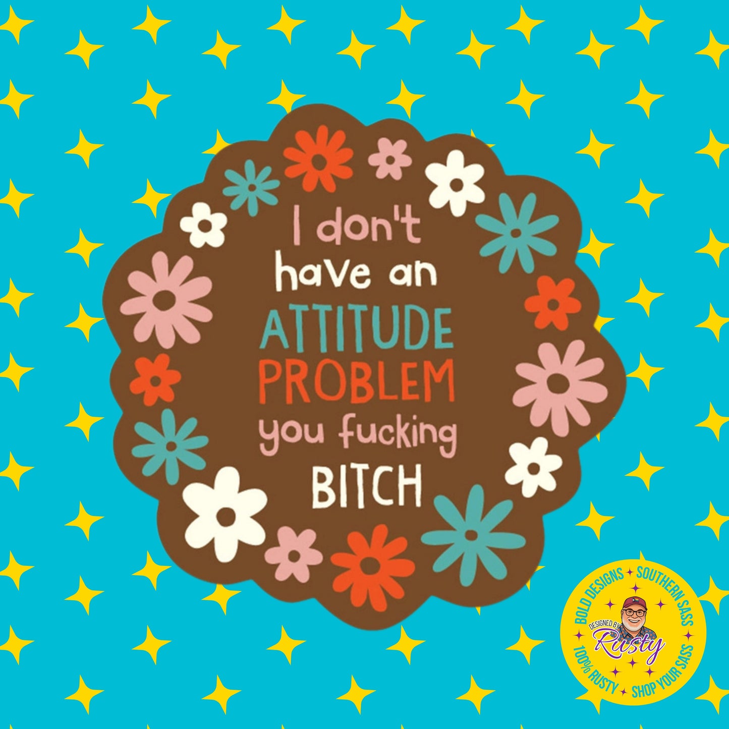 Attitude Problem Sticker | Funatic