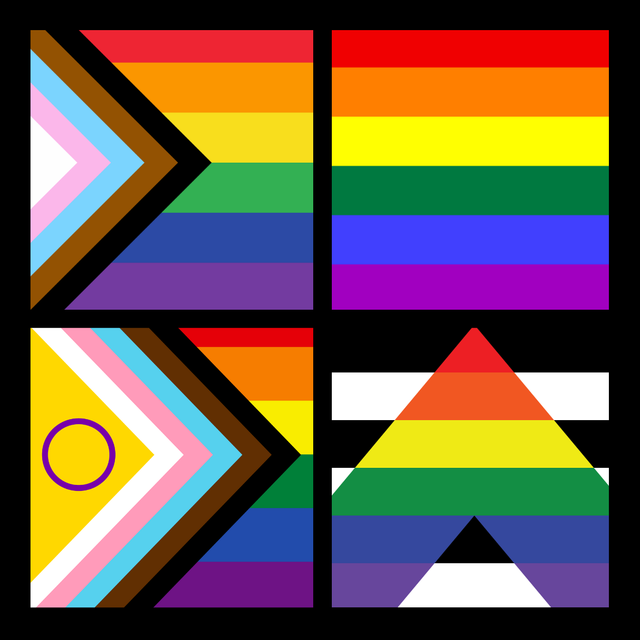 Community Progressive Flags Coaster coaster flatlay – Designed by Rusty