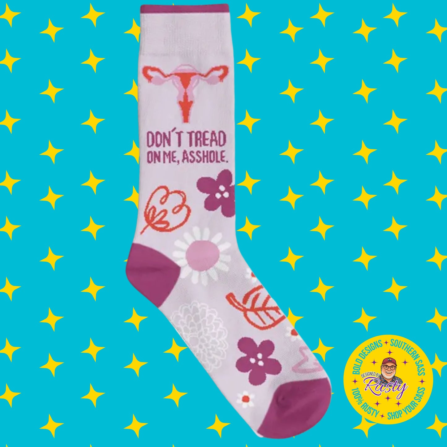 Don't Tread On Me, Asshole Socks | Funatic
