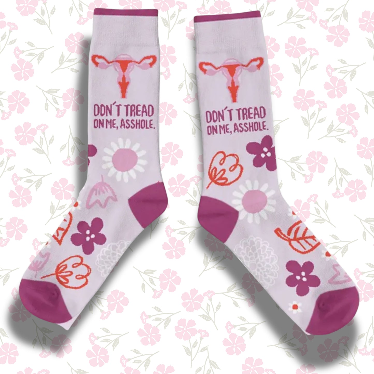 Don't Tread On Me, Asshole Socks | Funatic