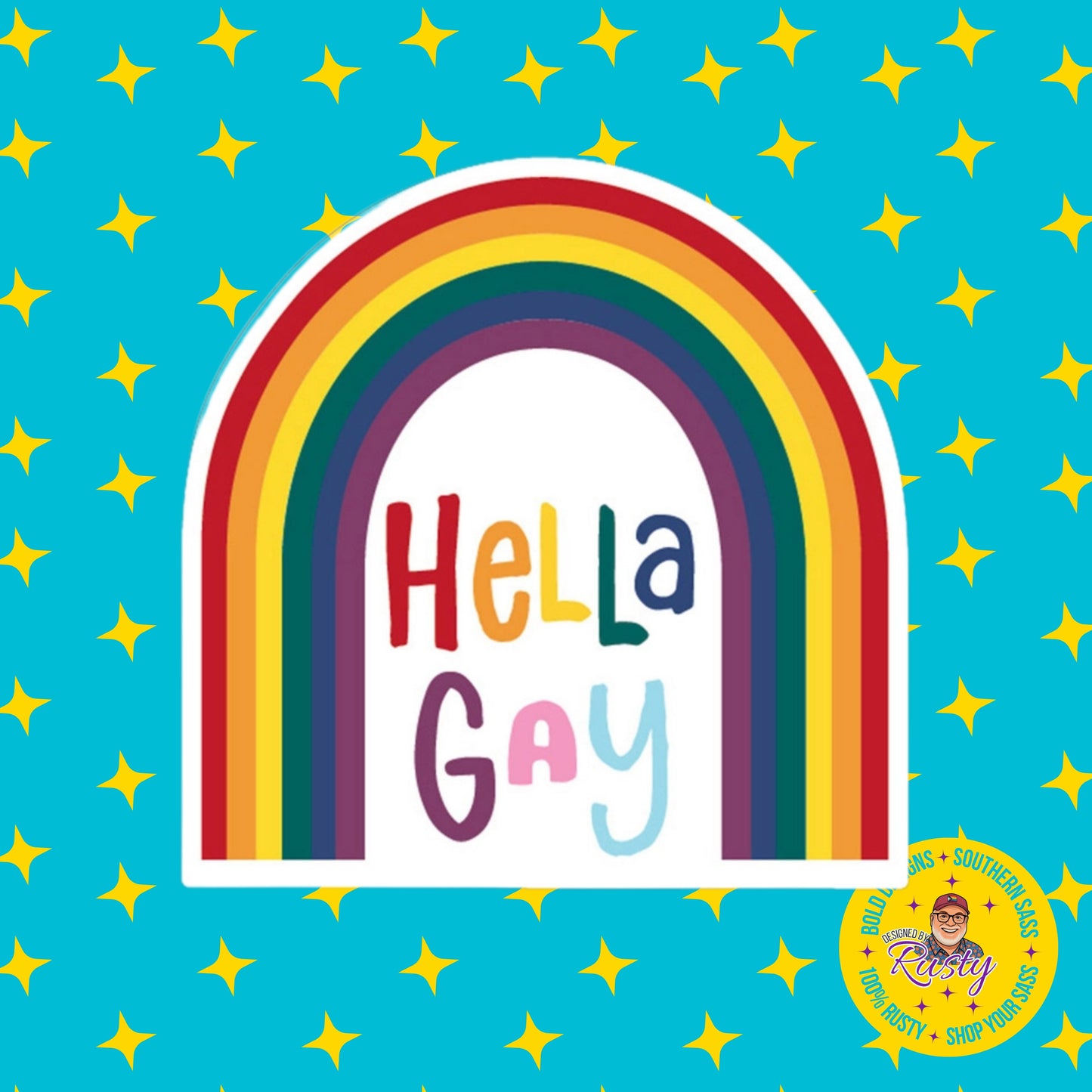 Hella Gay Sticker | Funatic