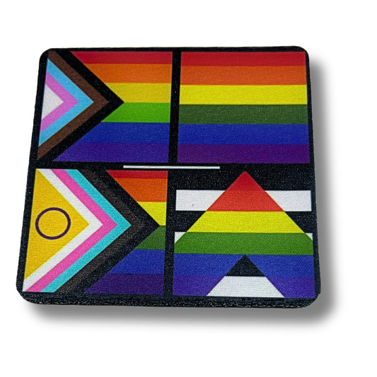 Community Progressive Flags Coaster