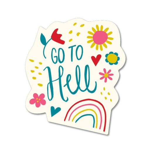 Go To Hell Sticker | Funatic